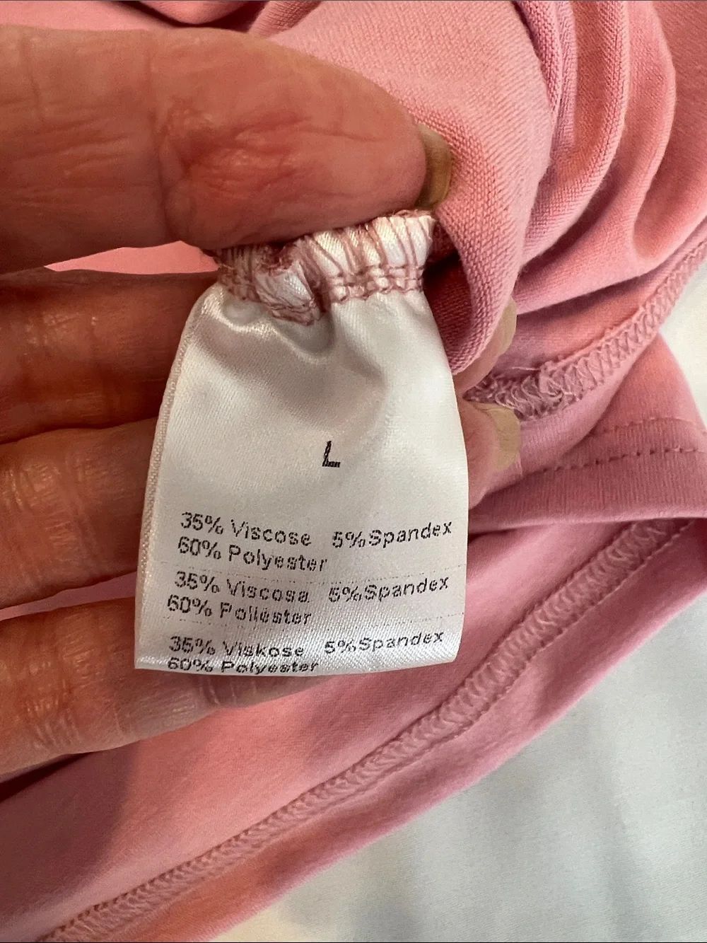 BHome Sz Large Women’s Sleeveless Ruched Sides Maternity Tank Top Dusty Rose EUC - Picture 5 of 8